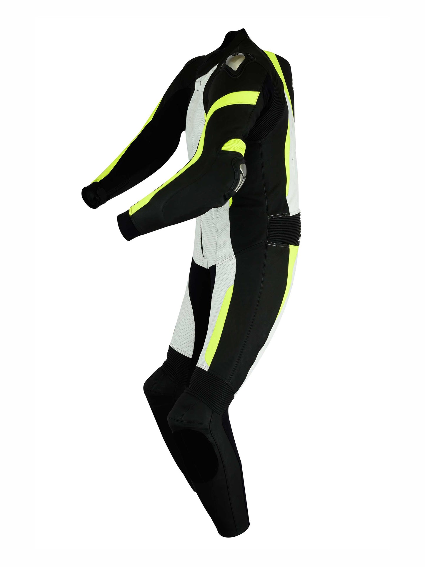 Men MotorBike MotorCycle Cowhide Leather Racing Suit CE Armoured Jacket, Trouser