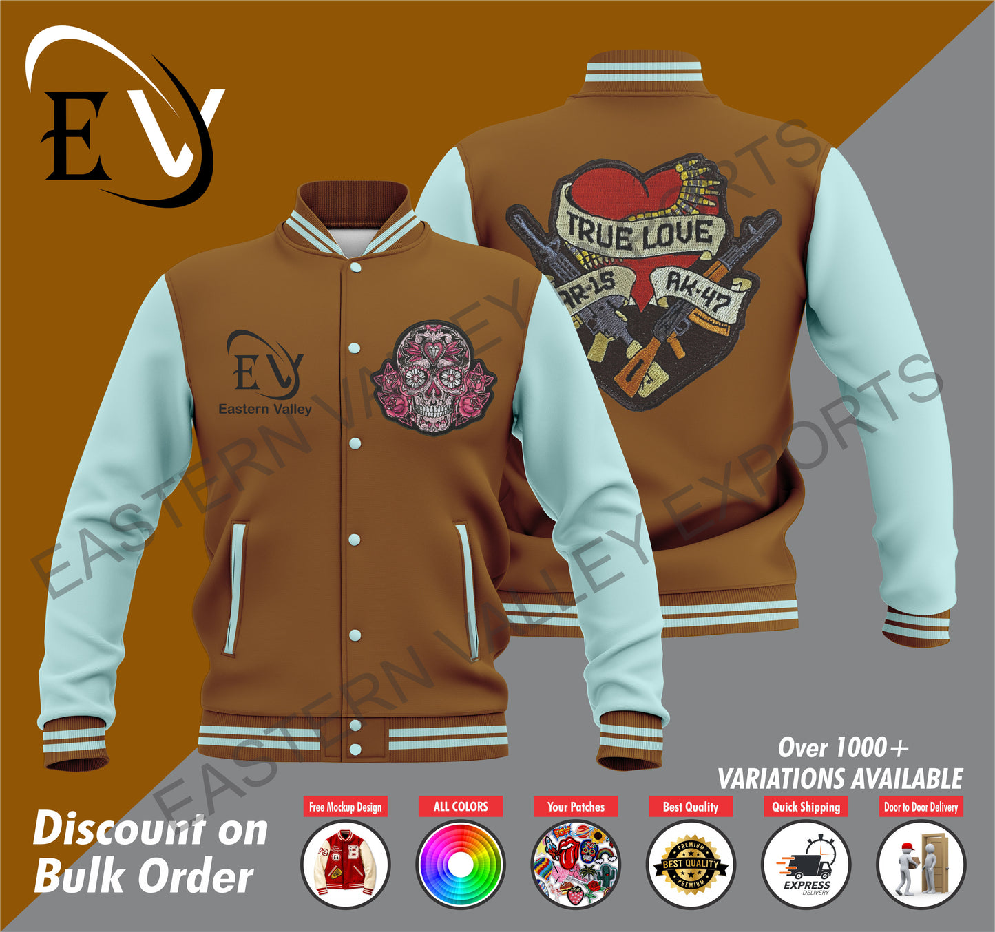Varsity Custom Letterman Jacket, Personalized Varsity Jacket, Customized For Men & Women