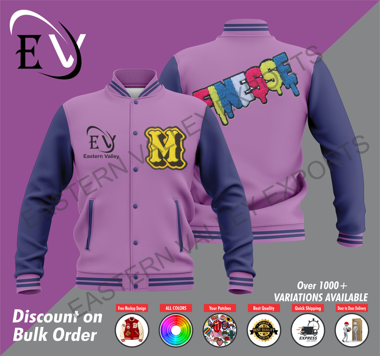 Varsity Custom Letterman Jacket, Personalized Varsity Jacket, Customized For Men & Women