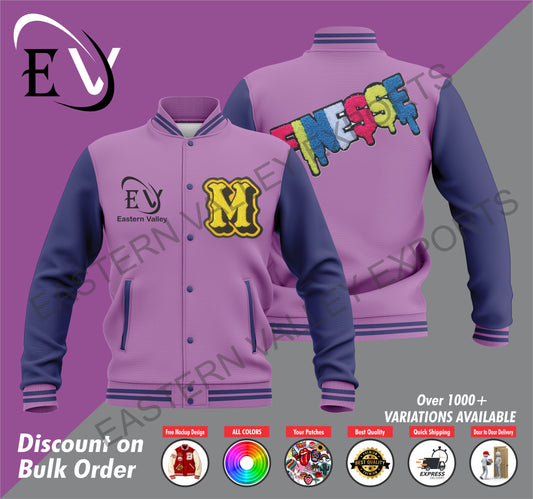 Varsity Custom Letterman Jacket, Personalized Varsity Jacket, Customized For Men & Women