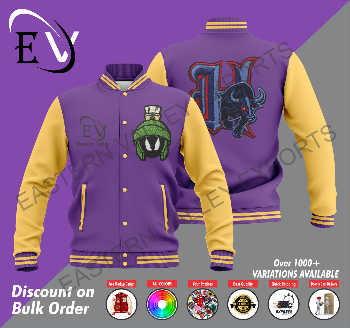 Varsity Custom Letterman Jacket, Personalized Varsity Jacket, Customized For Men & Women