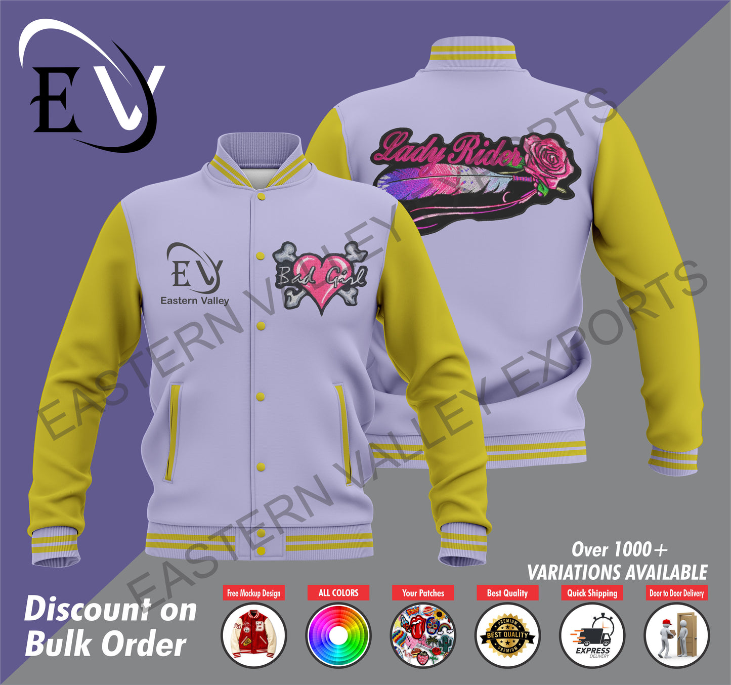 Varsity Custom Letterman Jacket, Personalized Varsity Jacket, Customized For Men & Women