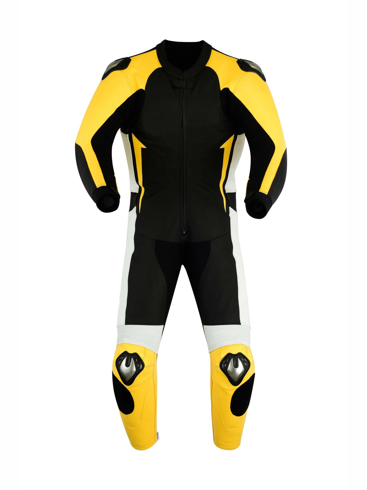 Men MotorBike MotorCycle Cowhide Leather Racing Suit CE Armoured Jacket, Trouser