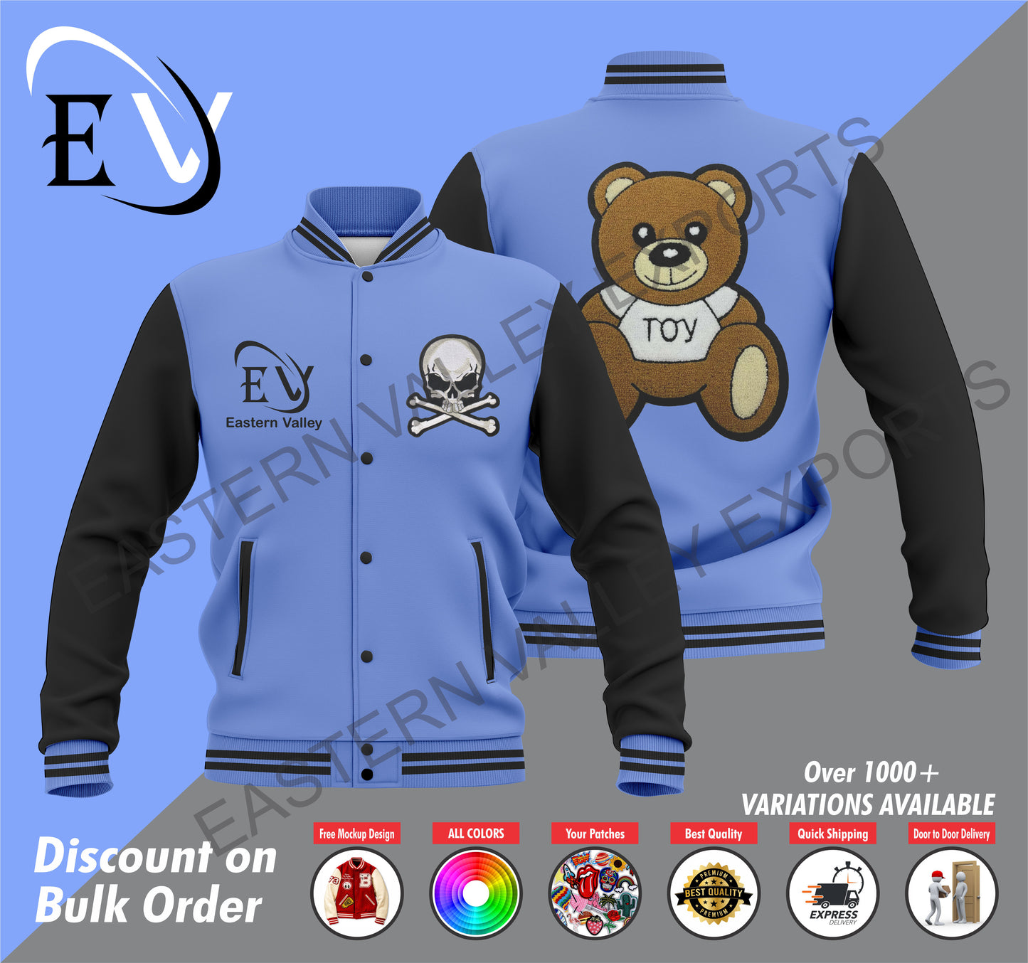 Varsity Custom Letterman Jacket, Personalized Varsity Jacket, Customized For Men & Women