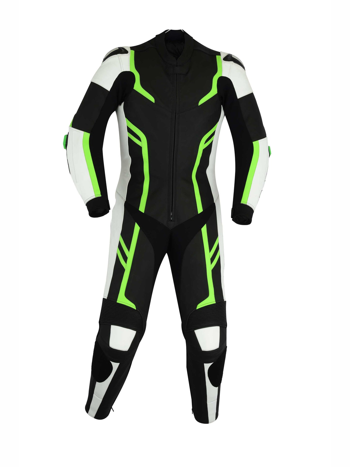 Men MotorBike MotorCycle Cowhide Leather Racing Suit CE Armoured Jacket, Trouser