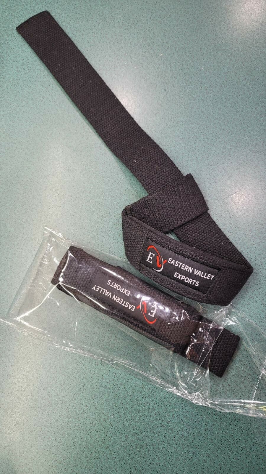 Padded Cotton Weight Lifting Straps Wrist Support Workout