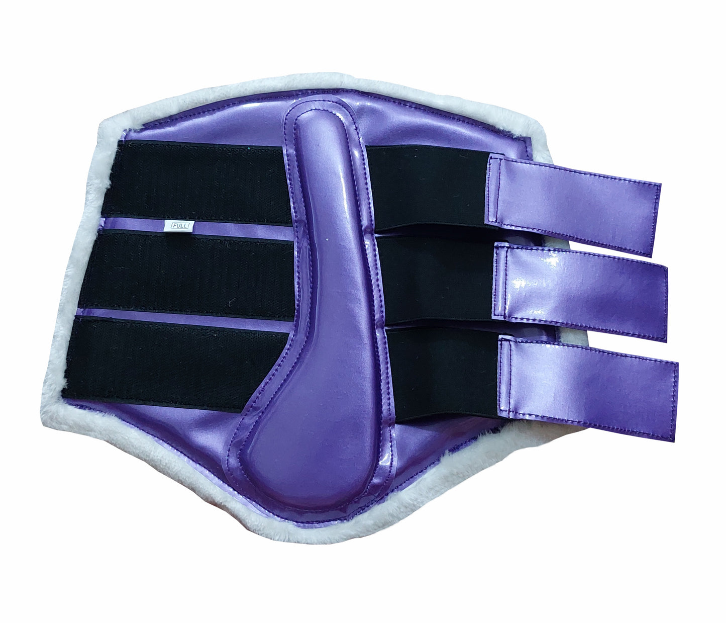 Horse Saddle Pad Set including Fly Veils & Tendon Boots, Navy Blue Cotton Quilted - Jumping