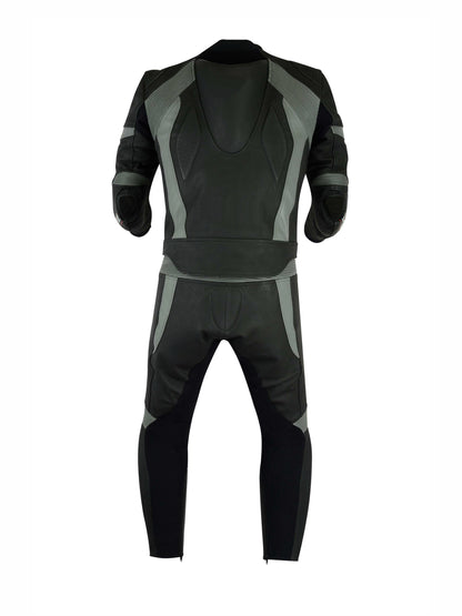 Men MotorBike MotorCycle Cowhide Leather Racing Suit CE Armoured Jacket, Trouser