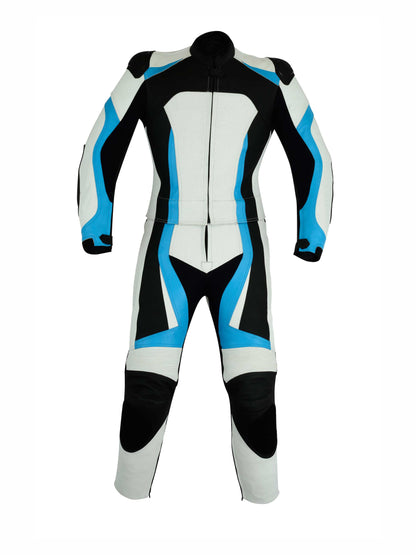Men MotorBike MotorCycle Cowhide Leather Racing Suit CE Armoured Jacket, Trouser