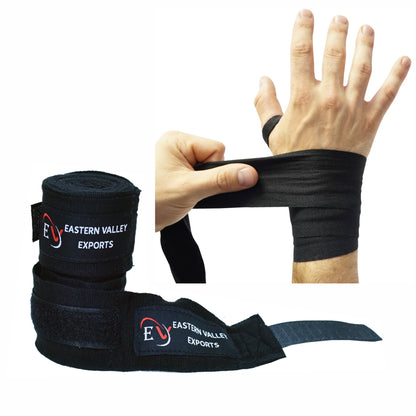 Hand Wraps polyester Fabric for boxing and weightlifting pair