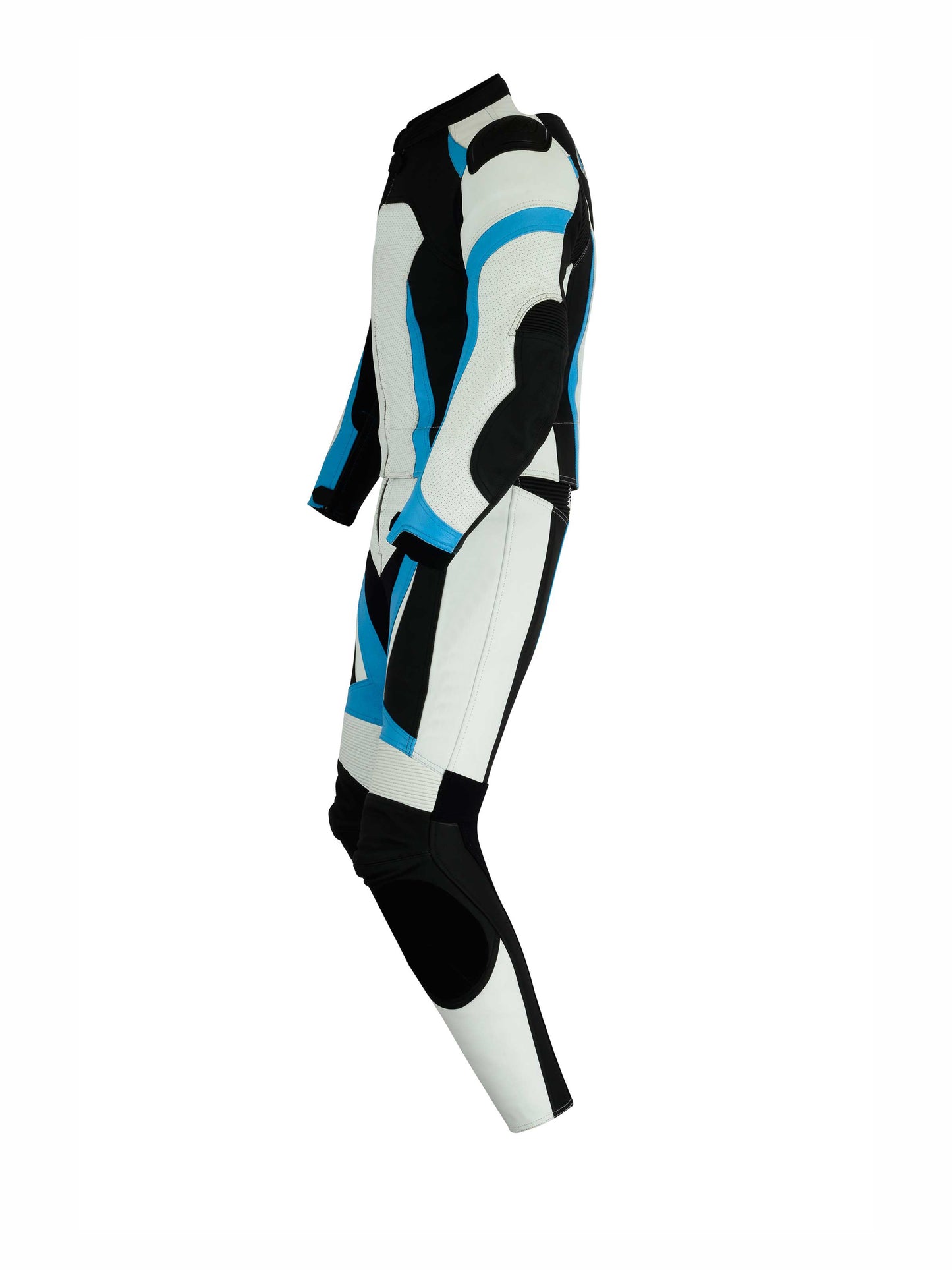 Men MotorBike MotorCycle Cowhide Leather Racing Suit CE Armoured Jacket, Trouser