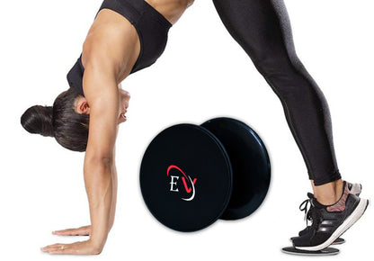 Gym Gliding Pads Fitness Exercise Sliding Disc Core Sliders Hard Back Plastic