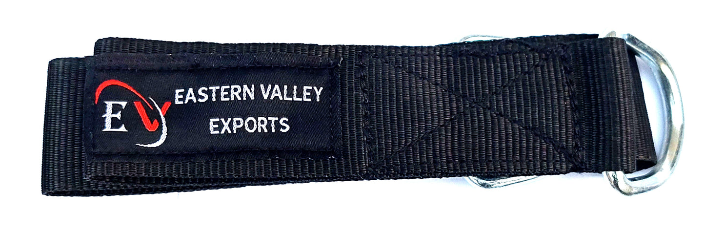 Suspension Body Trainer, Webbing Straps with Steel Hooks and Buckle