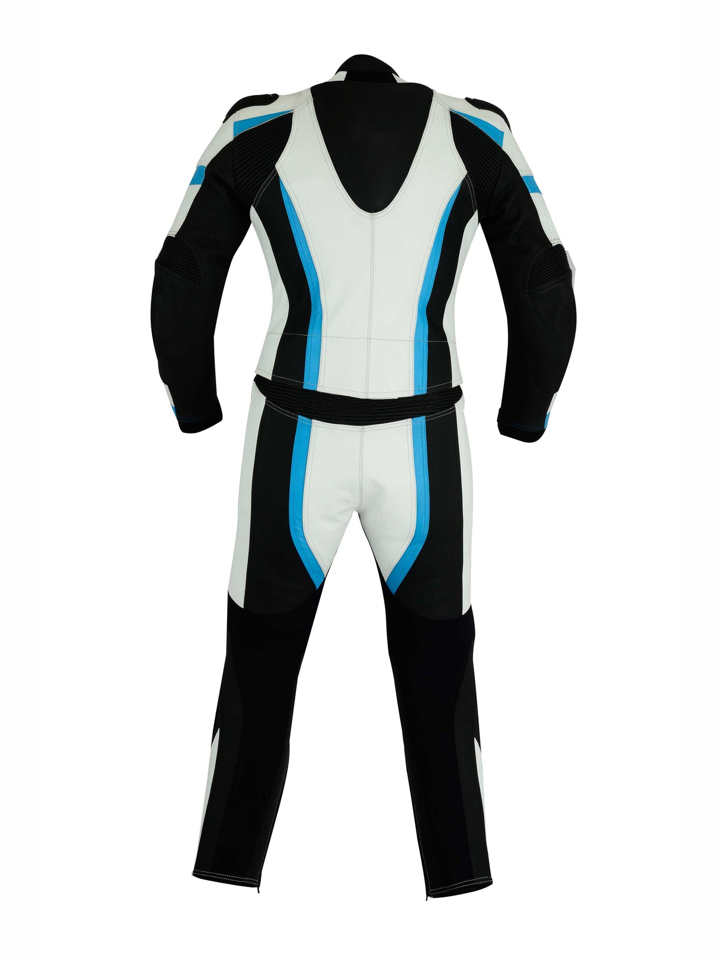 Men MotorBike MotorCycle Cowhide Leather Racing Suit CE Armoured Jacket, Trouser