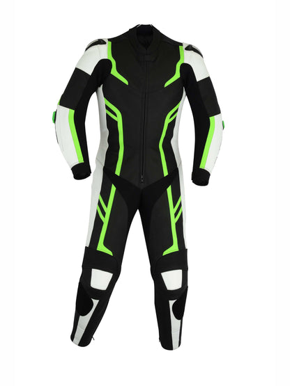 Men MotorBike MotorCycle Cowhide Leather Racing Suit CE Armoured Jacket, Trouser