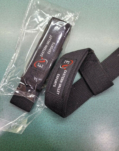Padded Cotton Weight Lifting Straps Wrist Support Workout