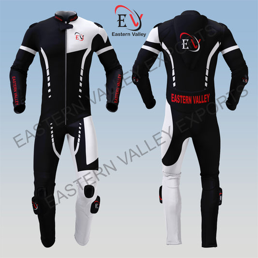 Men MotorBike MotorCycle Cowhide Leather Racing Suit CE Armoured Jacket, Trouser