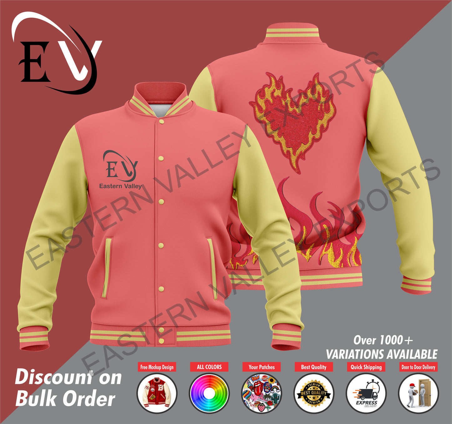 Varsity Custom Letterman Jacket, Personalized Varsity Jacket, Customized For Men & Women