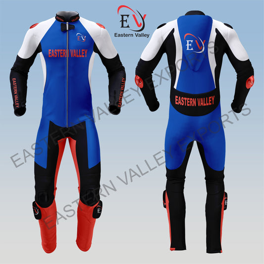 Men MotorBike MotorCycle Cowhide Leather Racing Suit CE Armoured Jacket, Trouser